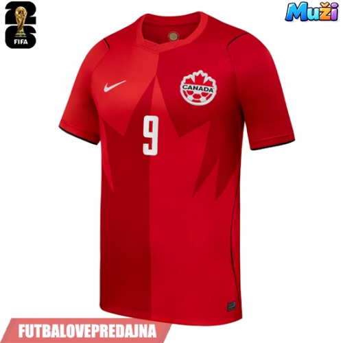 Lacne Muži Futbalové dres Kanada Cyle Larin #9 MS 2026 Krátky Rukáv - Domáci